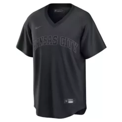 Nike Kansas City Royals Pitch Black Replica Jersey -CHAMPRO SHOP 19622782955 1