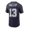 Nike Dallas Cowboys Michael Gallup #13 Name & Number T-Shirt -CHAMPRO SHOP 19622786518