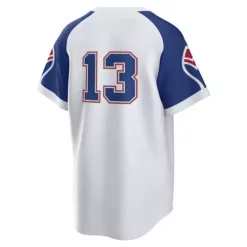 Nike Atlanta Braves Ronald Acuna Jr #13 Cooperstown Jersey