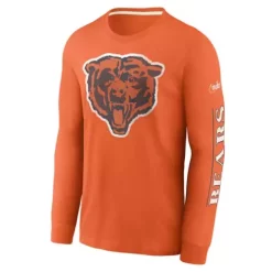 Nike Chicago Bears Rewind Logo Long Sleeve Shirt