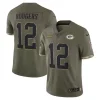 Nike Green Bay Packers Aaron Rodgers #12 2022 Salute To Service Jersey -CHAMPRO SHOP 19622871704