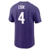 Nike Minnesota Vikings Dalvin Cook #4 Name & Number T-Shirt -CHAMPRO SHOP 19622884866