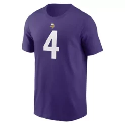 Nike Minnesota Vikings Dalvin Cook #4 Name & Number T-Shirt -CHAMPRO SHOP 19622884866 1