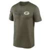 Nike Green Bay Packers 2022 Salute To Service Legend T-Shirt -CHAMPRO SHOP 19622891736