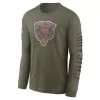 Nike Chicago Bears 2022 Salute To Service Long Sleeve Shirt -CHAMPRO SHOP 19622891892