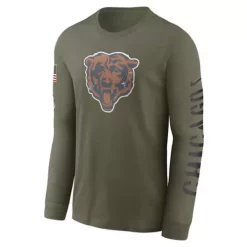 Nike Chicago Bears 2022 Salute To Service Long Sleeve Shirt