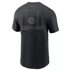Nike Chicago Cubs Pitch Black Date T-Shirt -CHAMPRO SHOP 19622903718 1