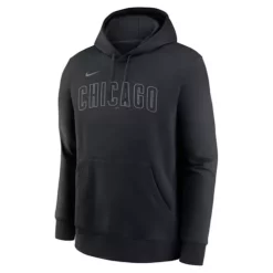 Nike Chicago Cubs Pitch Black Club Hoodie
