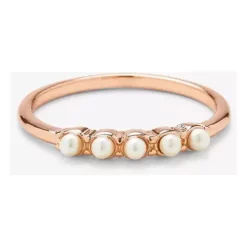 Pura Vida Mini Pearl Pave Ring