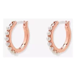 Pura Vida Mini Pearl Pave Huggies