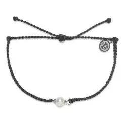Pura Vida Simple Pearl Bead Charm Bracelet