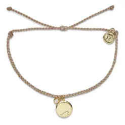 Pura Vida Ride The Wave Gold Charm Bracelet
