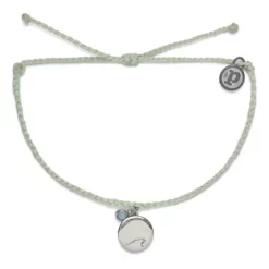 Pura Vida Ride The Wave Silver Charm Bracelet
