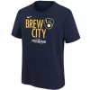 Nike Kids' Milwaukee Brewers 2021 Postseason Authentic Collection Playoff T-Shirt -CHAMPRO SHOP 19634604159