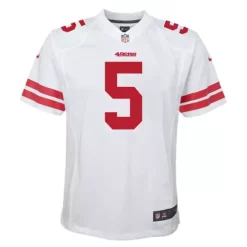 Nike Kids' San Francisco 49ers Trey Lance #5 Away Jersey -CHAMPRO SHOP 19634658403 1