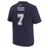 Nike Kids' Dallas Cowboys Trevon Diggs #7 Cotton Name & Number T-Shirt