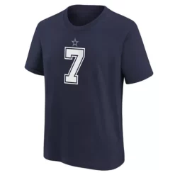 Nike Kids' Dallas Cowboys Trevon Diggs #7 Cotton Name & Number T-Shirt -CHAMPRO SHOP 19634688187 1