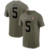 Nike San Francisco 49ers Trey Lance #5 2022 Salute To Service Name & Number T-Shirt -CHAMPRO SHOP 19641686295