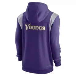 Nike Minnesota Vikings Team Therma Full Zip Hoodie -CHAMPRO SHOP 19641769530 1