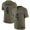 Nike Kids' Dallas Cowboys Dak Prescott #4 2022 Salute To Service Jersey -CHAMPRO SHOP 19650376913