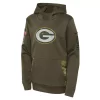 Nike Kids' Green Bay Packers 2022 Salute To Service Hoodie