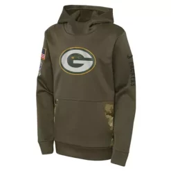 Nike Kids' Green Bay Packers 2022 Salute To Service Hoodie
