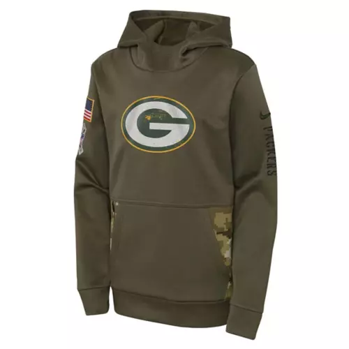 Nike Kids' Green Bay Packers 2022 Salute To Service Hoodie 3 Nike Kids' Green Bay Packers 2022 Salute To Service Hoodie