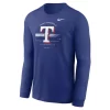 Nike Texas Rangers Over Arch Long Sleeve Shirt