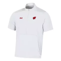Under Armour Wisconsin Badgers Motivate Short Sleeve Jacket -CHAMPRO SHOP 19663467582