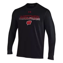 Under Armour Wisconsin Badgers Smokey Long Sleeve Shirt