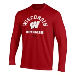 Under Armour Wisconsin Badgers Zion Long Sleeve Shirt