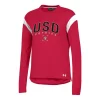 Under Armour Women's South Dakota Coyotes Boundary Crewneck Sweatshirt -CHAMPRO SHOP 19663530826