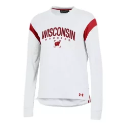 Under Armour Women's Wisconsin Badgers Boundary Crewneck Sweatshirt