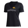 Under Armour Women's Iowa Hawkeyes Harriet V Neck T-Shirt -CHAMPRO SHOP 19663531257