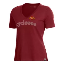 Under Armour Women's Iowa State Cyclones Harriet V-Neck T-Shirt