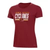 Under Armour Women's Iowa State Cyclones Osakis T-Shirt -CHAMPRO SHOP 19663531347