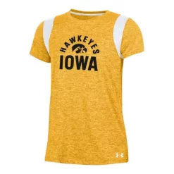 Under Armour Women's Iowa Hawkeyes Rush T-Shirt