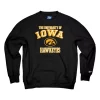Blue 84 Iowa Hawkeyes Chuffle Crewneck Sweatshirt -CHAMPRO SHOP 19665019547