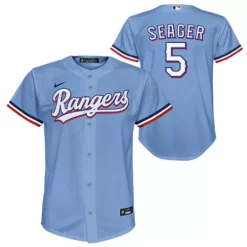 Nike Kids' Texas Rangers Corey Seager #5 Replica Jersey
