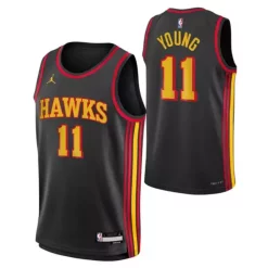 Nike Kids' Atlanta Hawks Trae Young #11 2022 Statement Jersey