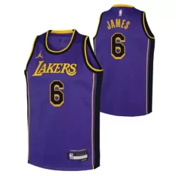 Nike Kids' Los Angeles Lakers LeBron James #6 2022 Statement Jersey