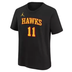Nike Kids' Atlanta Hawks Trae Young #11 Statement Name & Number T-Shirt -CHAMPRO SHOP 19669188831 1