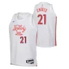 Nike Kids' Philadelphia 76ers Joel Embiid #21 2022 City Edition Jersey -CHAMPRO SHOP 19669191965