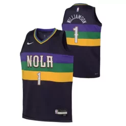 Nike Kids' New Orleans Pelicans Zion Williamson #1 2022 City Edition Jersey