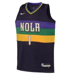 Nike Kids' New Orleans Pelicans Zion Williamson #1 2022 City Edition Jersey -CHAMPRO SHOP 19669192421 2