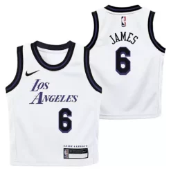 Nike Baby Los Angeles Lakers LeBron James #6 2022 City Edition Jersey
