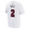 Nike Kids' Chicago Bulls Lonzo Ball #2 2022 City Edition Name & Number T-Shirt -CHAMPRO SHOP 19676019711