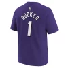 Nike Kids' Phoenix Suns Devin Booker #1 Hardwood Classic Name & Number T-Shirt