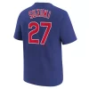 Nike Kids' Chicago Cubs Seiya Suzuki #27 Home Name & Number T-Shirt