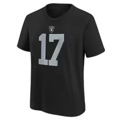 Nike Kids' Las Vegas Raiders Davante Adams #17 Name & Number T-Shirt -CHAMPRO SHOP 19676084935 1
